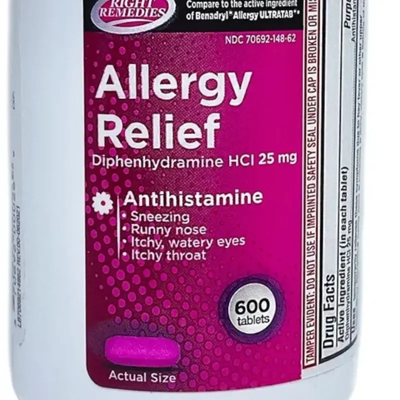 Benadrilina de 600 Tabletas