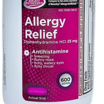 Benadrilina de 600 Tabletas