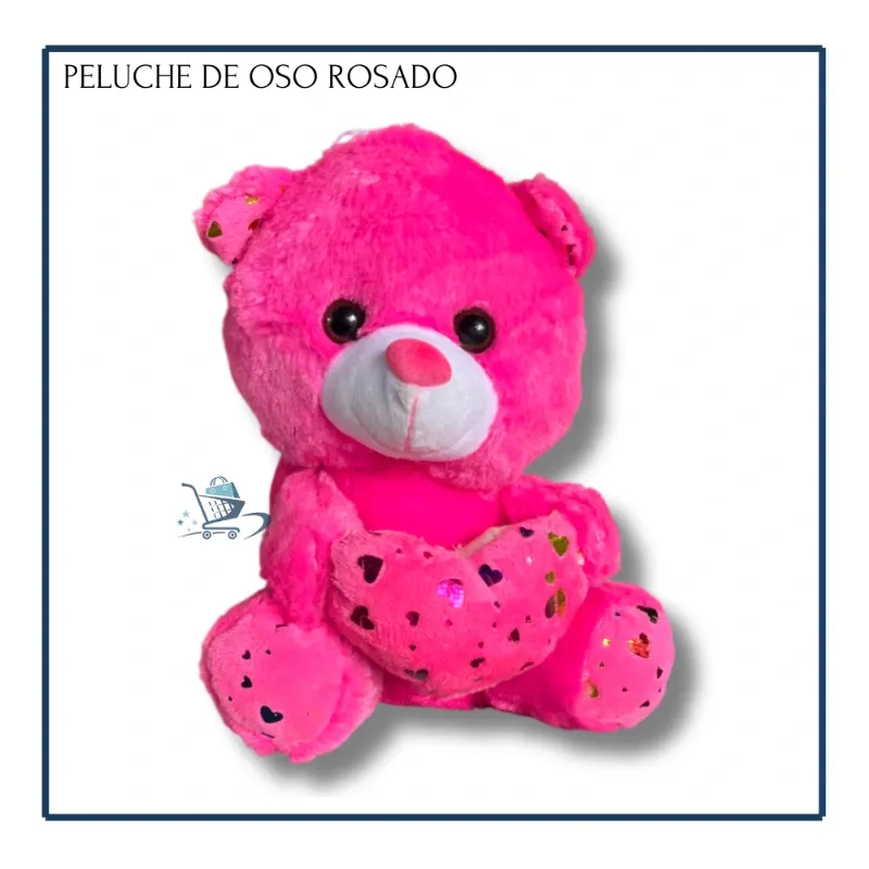 Peluche de Oso Rosado Oscuro