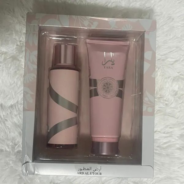 Set de colonia y crema Yara