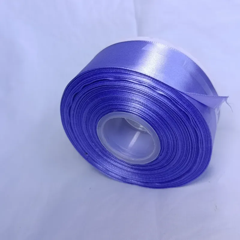 Cinta de satín de 4 cm de ancho color malva