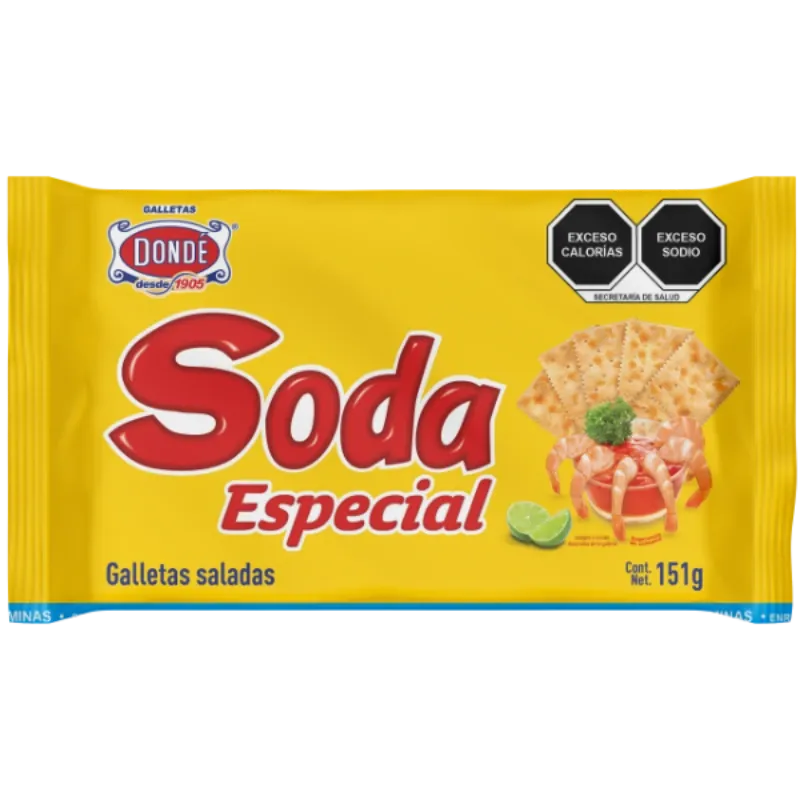 Galleta Soda Chica Especial Dondé 12 x 160 g