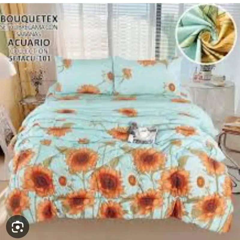 Juego de Edredón y sabanas KING SIZE