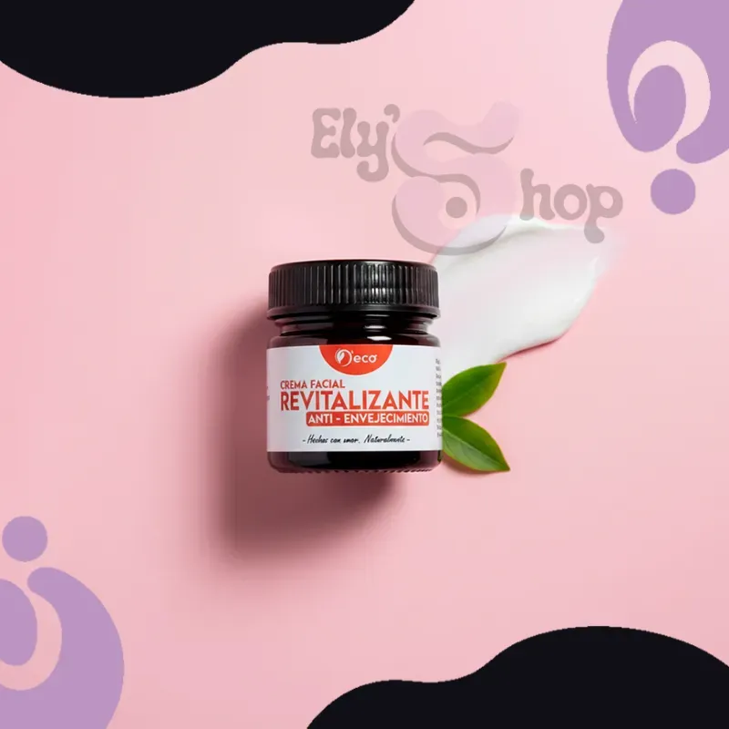 Crema facial revitalizante anti- envejecimiento