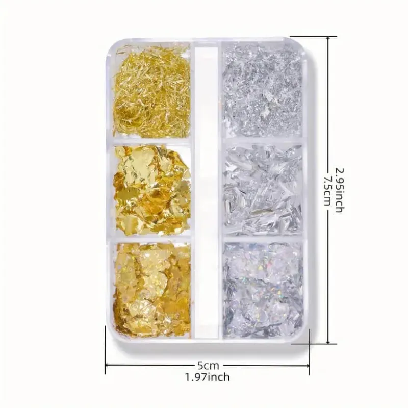 Set de papel oro y plata