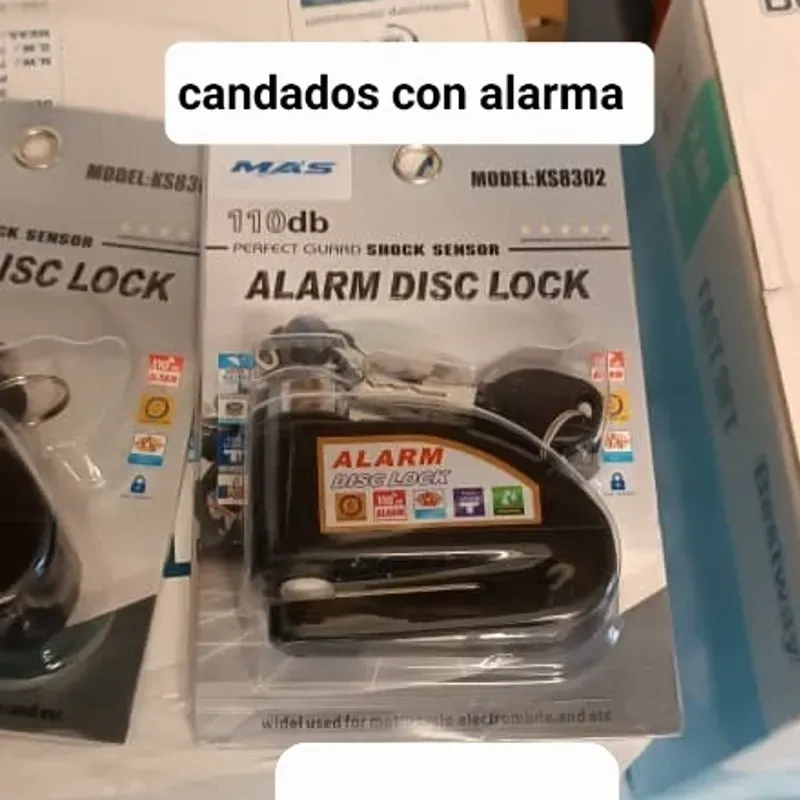 CANDADOS CON ALARMA