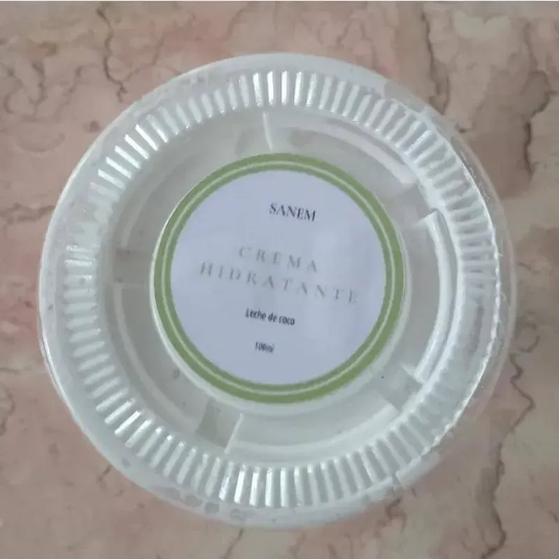 Crema de Leche de Coco con protección solar 100ml (Sanem)