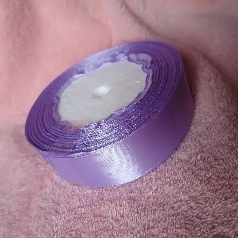 Cinta de satín malva 2.5 cm