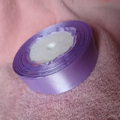 Cinta de satín malva 2.5 cm
