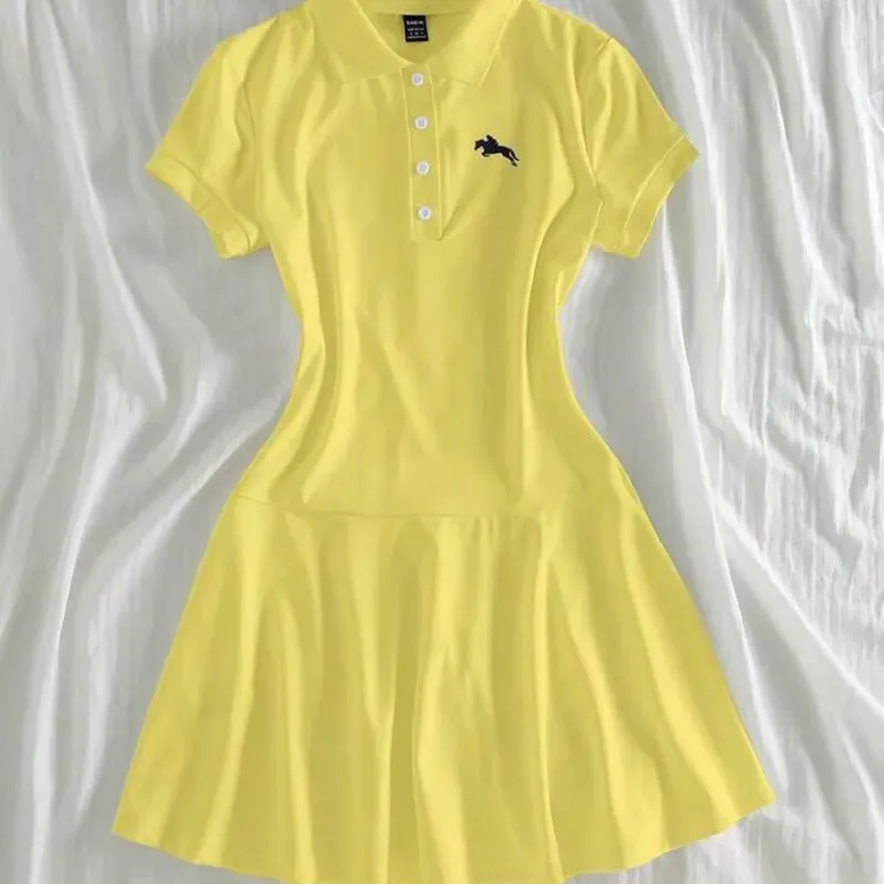 Vestidos polo amarillo