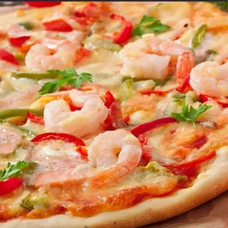 Pizza camaron (gouda)