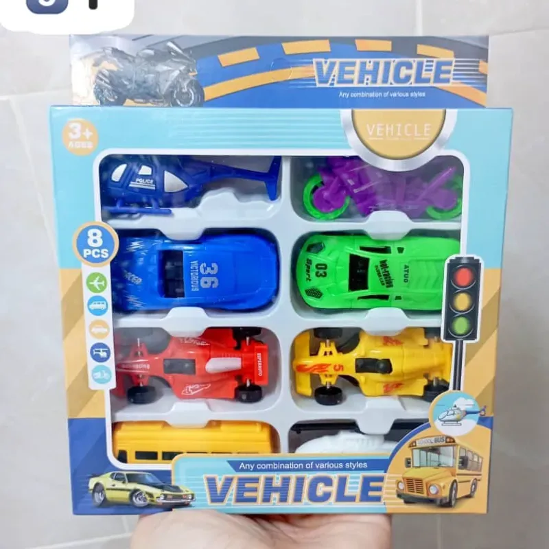 Set de medios de transporte varios (8 artículos)