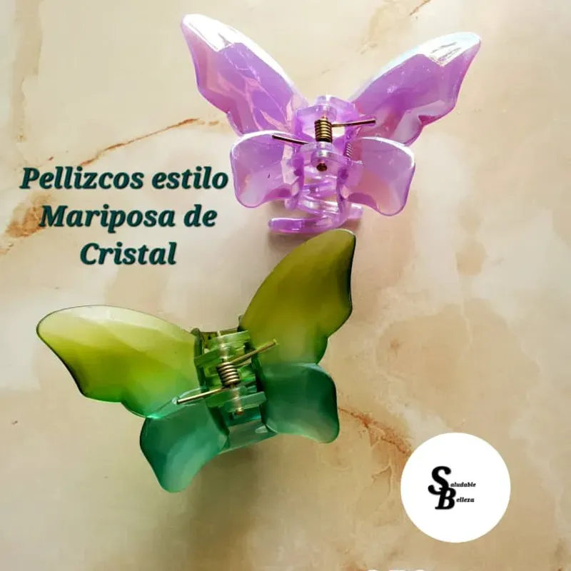 Pinzas Mariposa de cristal