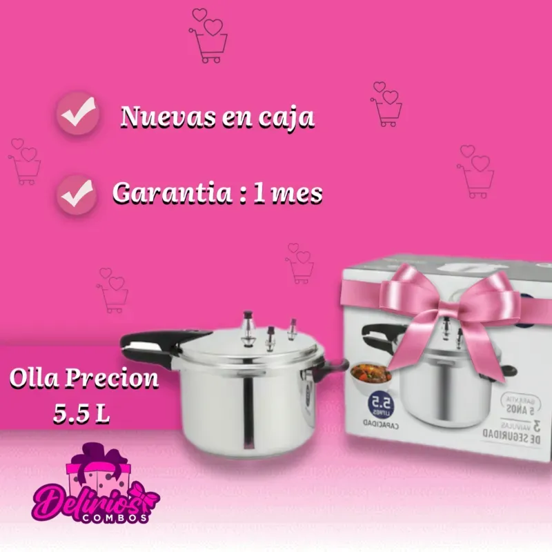 Olla de Presión 5.5 Litros "Eko"
