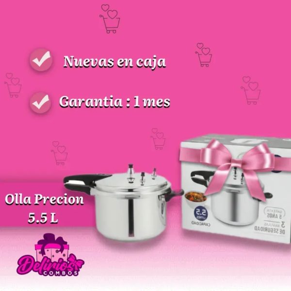 Olla de Presión 5.5 Litros "Eko"