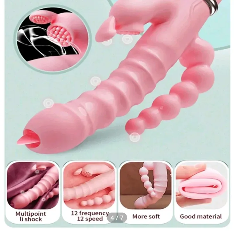 Vibrador Triple Estimulación
