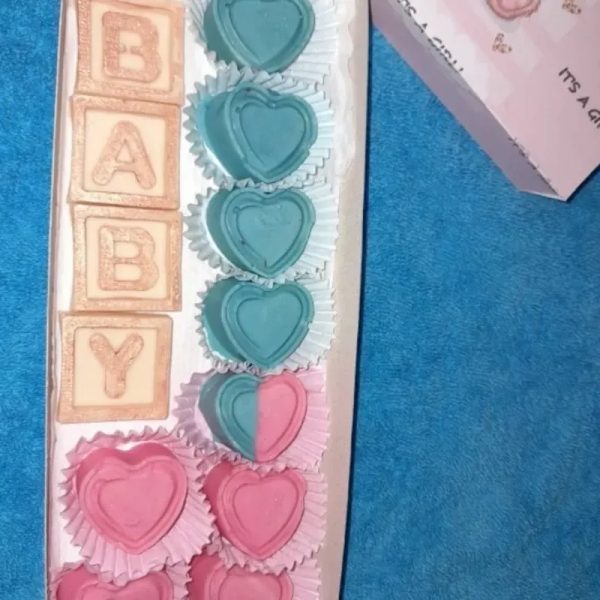 Caja de bombones temática Baby Showers #2