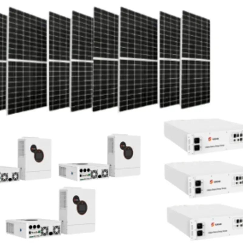 Kit de energía solar híbrido SRNE de 15000 W
