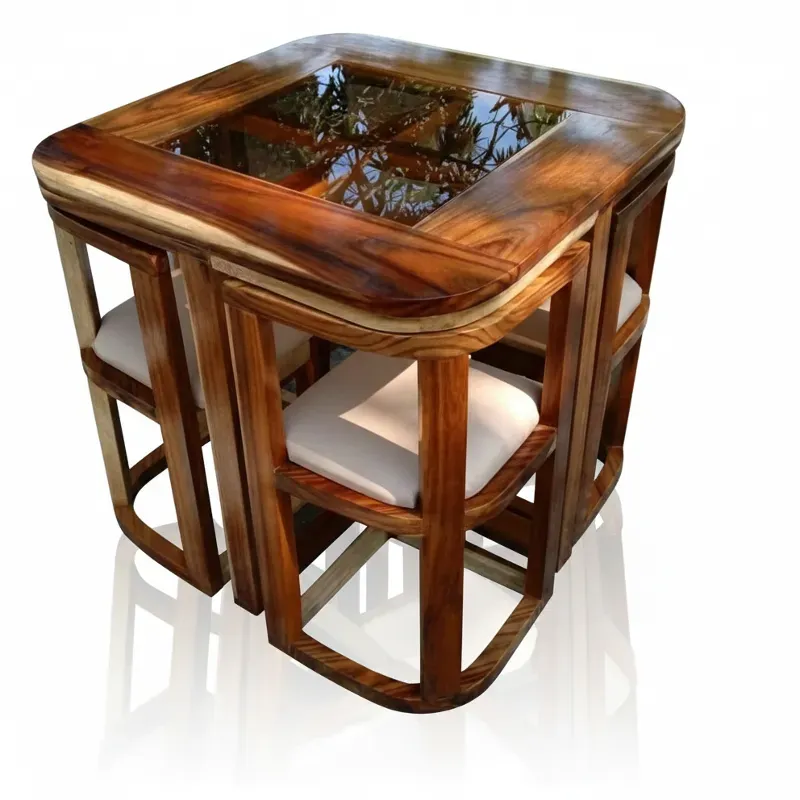 Juego de comedor minimalista