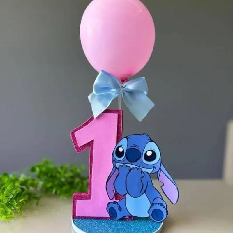 Centro de mesa con portaglobos (# en 2d)