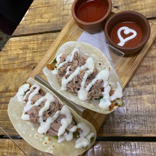 Taco de atún