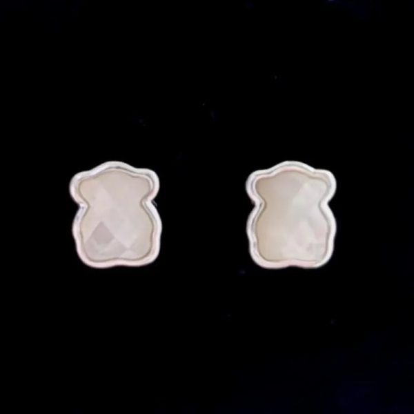 Aretes Tous color Blanco