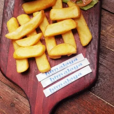 Papas fritas con vegetales