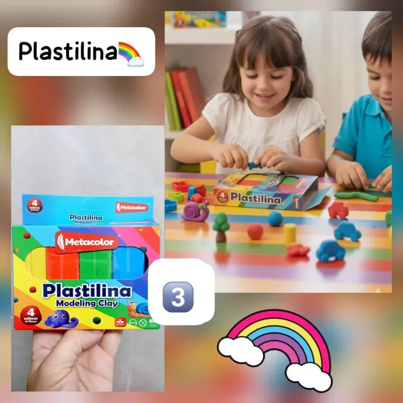 PLASTILINA 4 COLORES