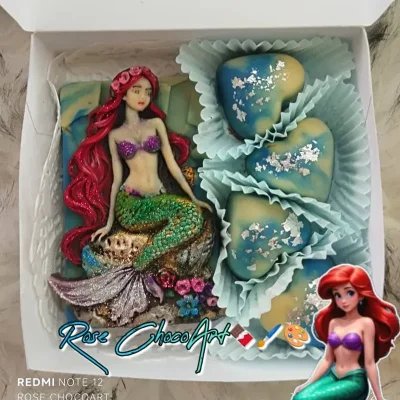 ‍♀️Cajita de bombones temática "Sirenita Ariel"‍♀️
