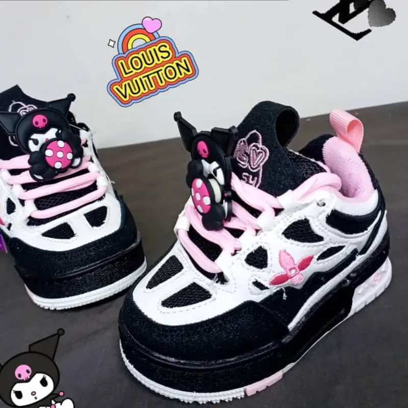 LOUIS VUITTON ROSA Y NEGRO KUROMY 