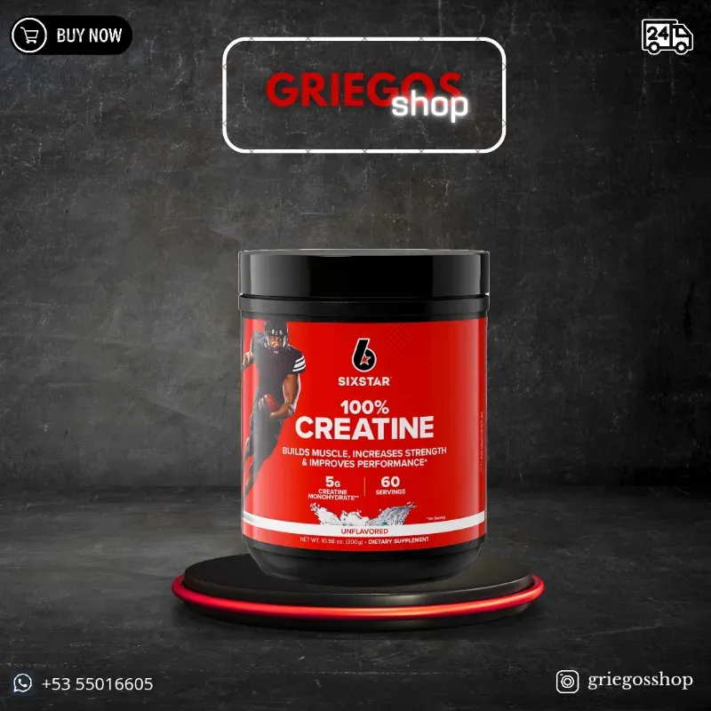 Creatina Monohidratada | Six Star | 60 servicios