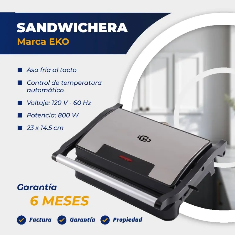  *Sandwichera  Marca EKO*