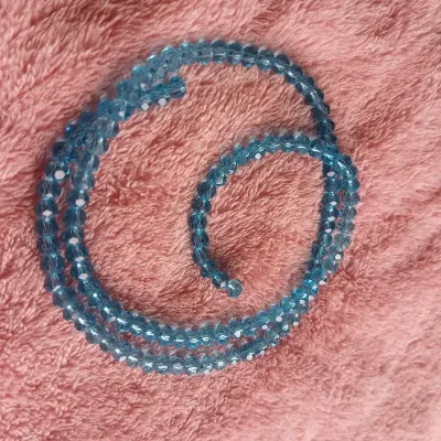 Swaroski tira 4mm azul claro transparente