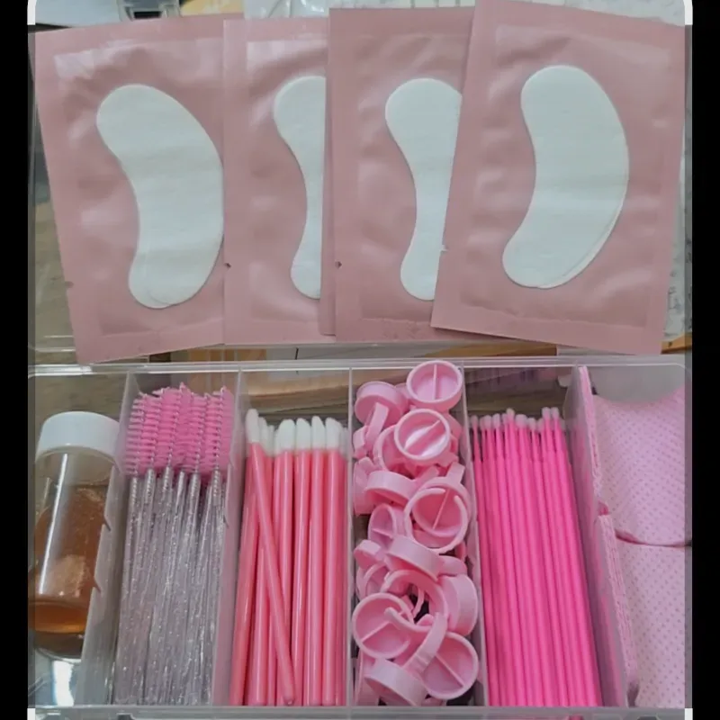 Set de herramientas para aplicación de pestañas