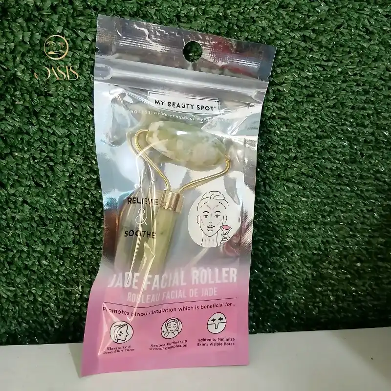 Rodillo de jade verde claro