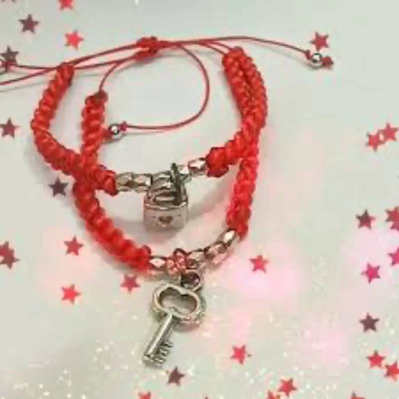 Llave y Candado Rojos