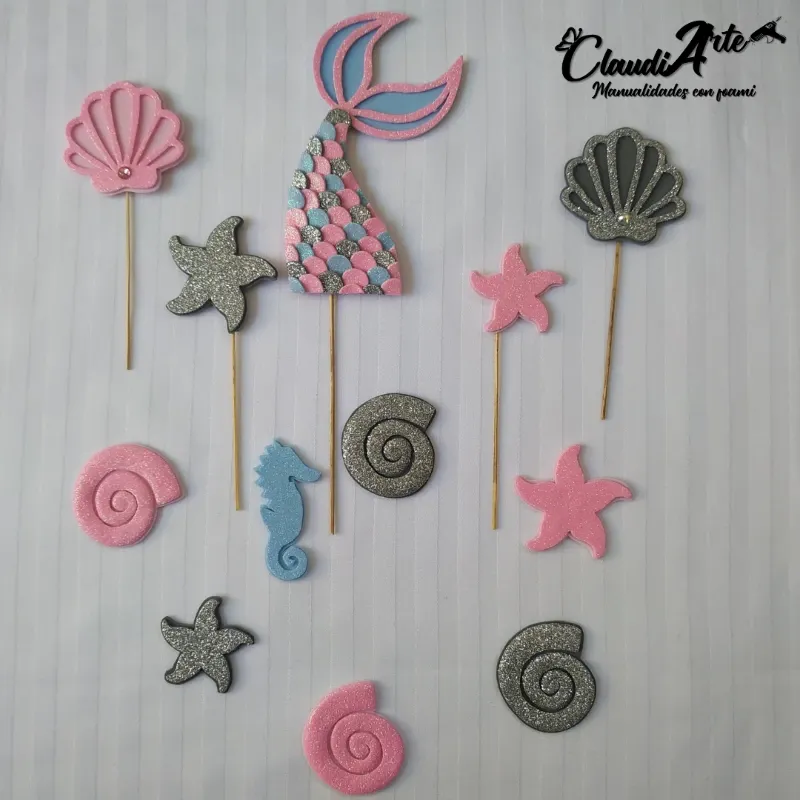 Cake topper (Sirena)