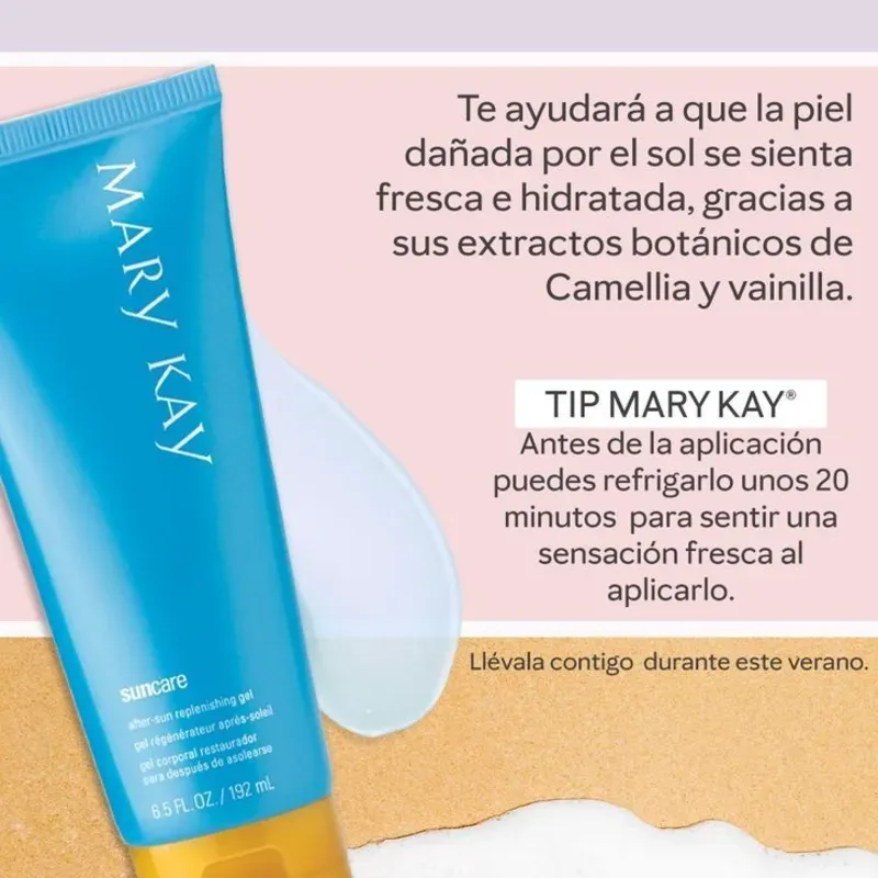 Gel corporal restaurador para después de asolearse