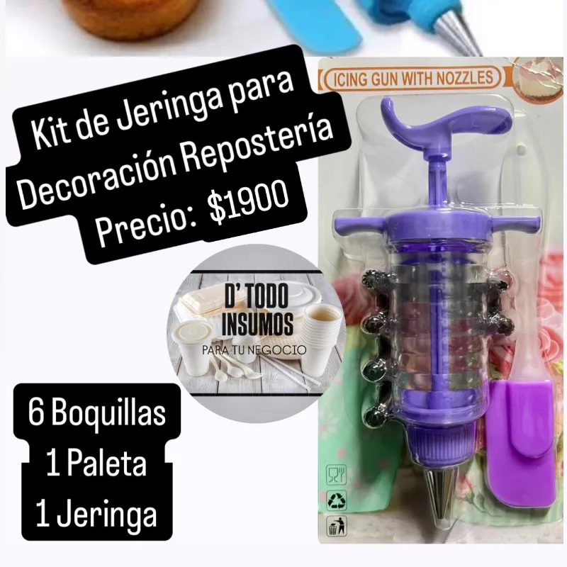 Set Repostería/Jeringa