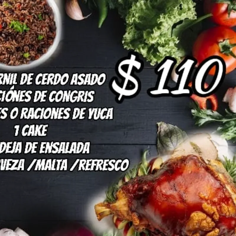 Cena con el sazón cubano 