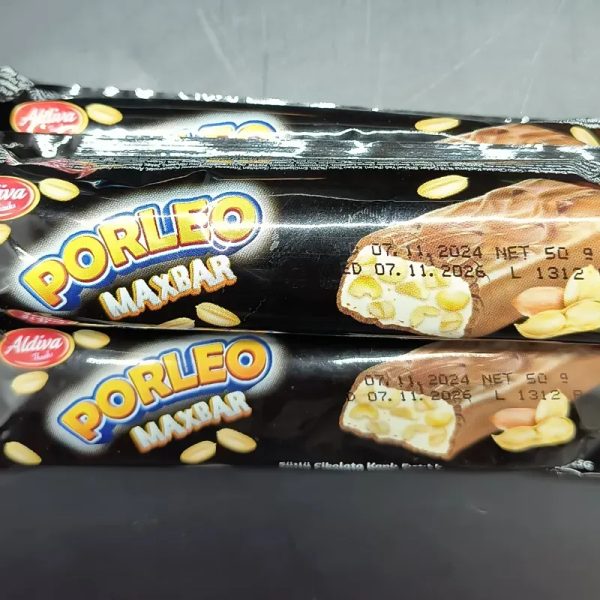 Porleo MaxBar Barra de chocolate  y mani 