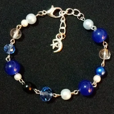 Pulso azul de luna/estrella