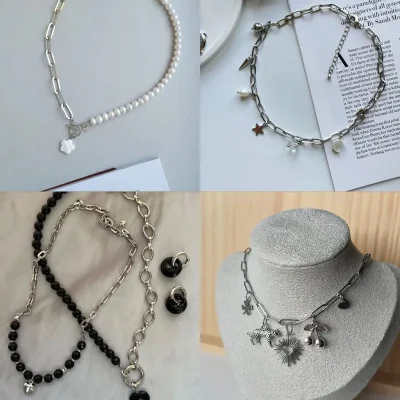 Colares‍♀️acero inoxidable