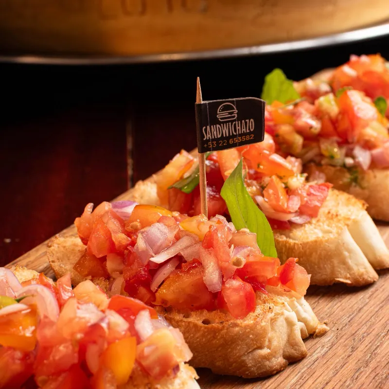 Brusquetas de tomate