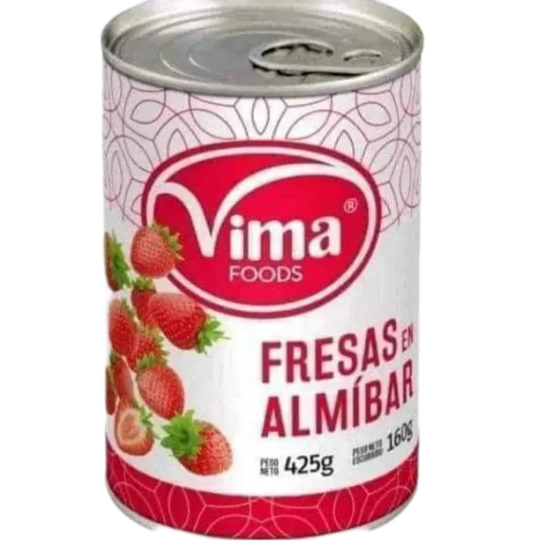 Fresas en almibar