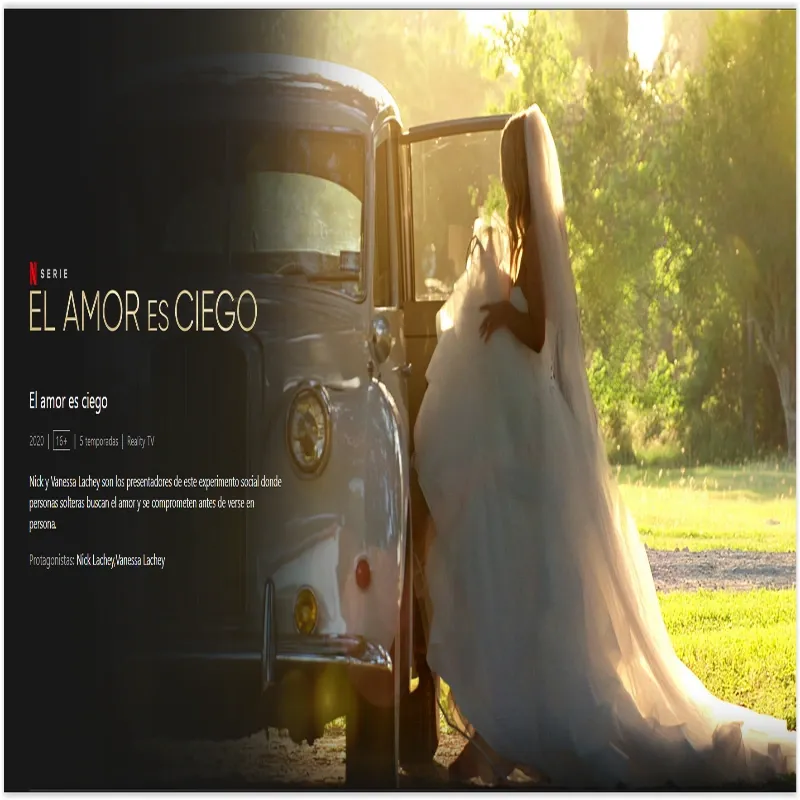 Love is blind [Reality]