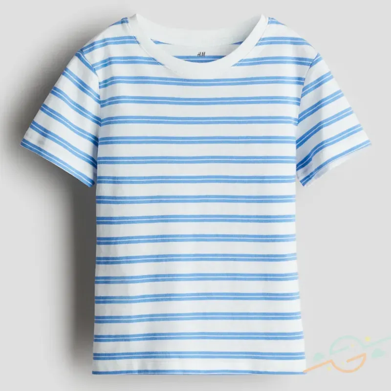 Pullover blanco azul H&M