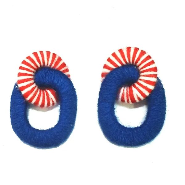 Aretes de eslabones