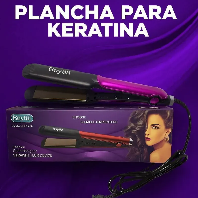 Plancha para keratina