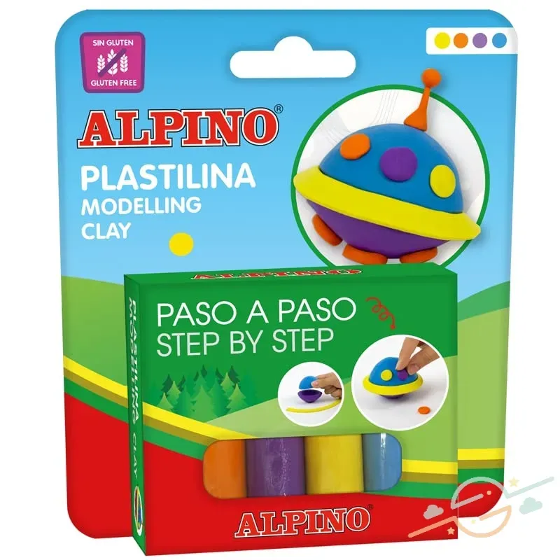 Pack 4 plastilina